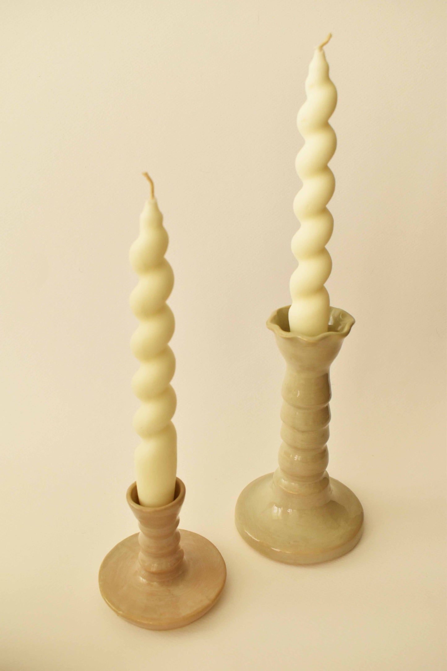 Candelabro Lirio Pistacho