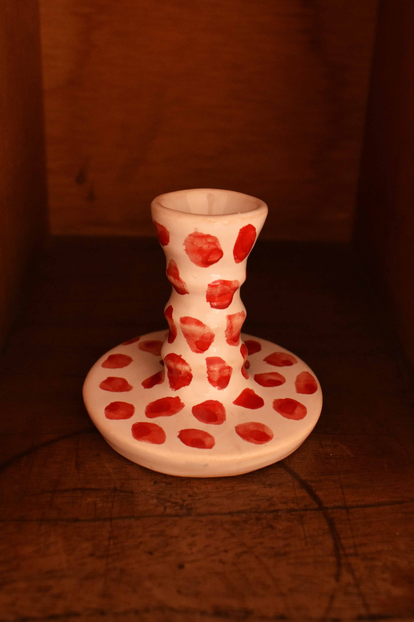 Candelabro Mini Red Spots