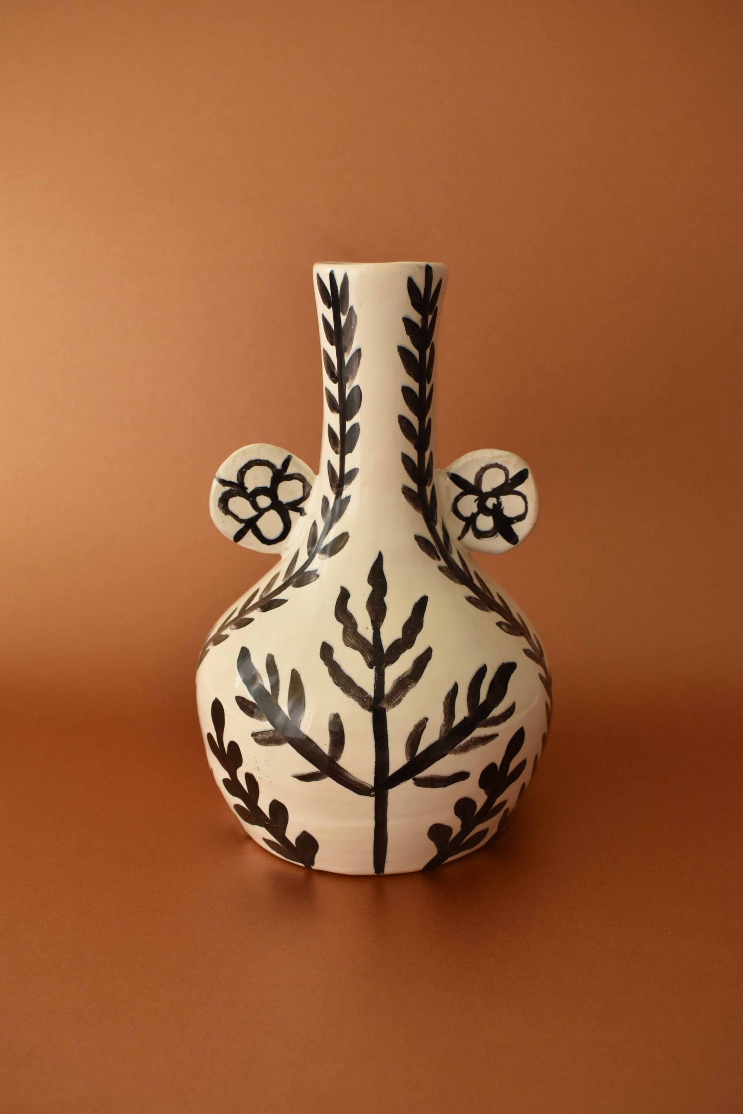 Florero Poporo Doble Cara B&N