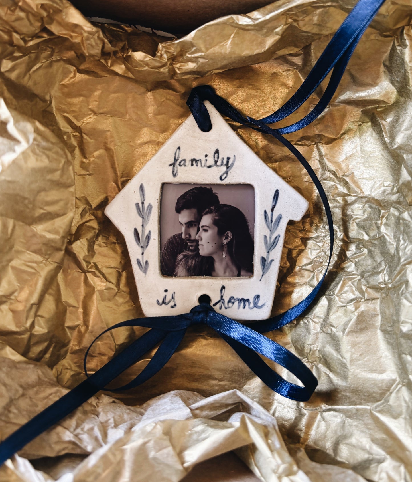 Christmas Frame Family is Home