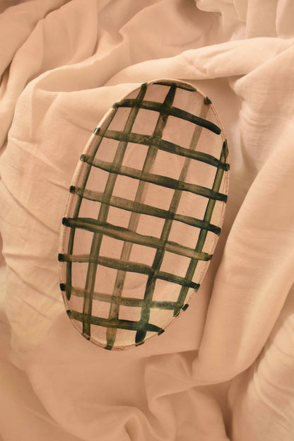 Bandeja Green Plaid Navidad