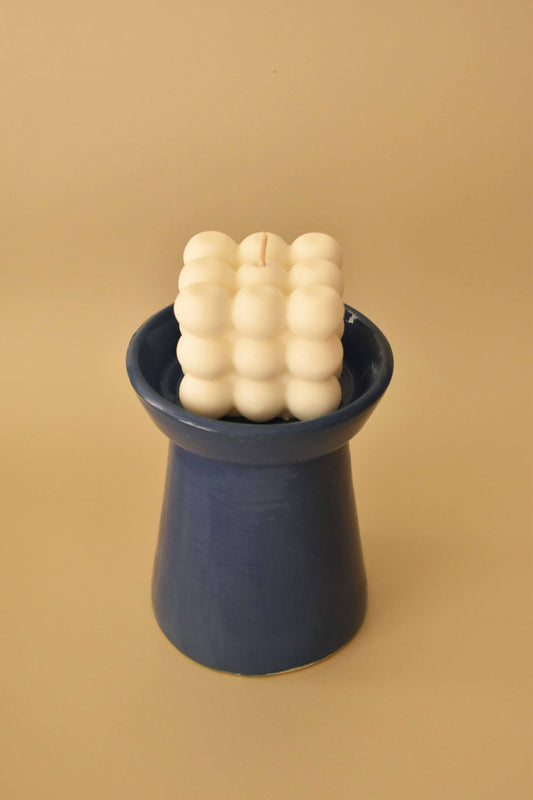 Candelabro Emperador Azul Cobalto