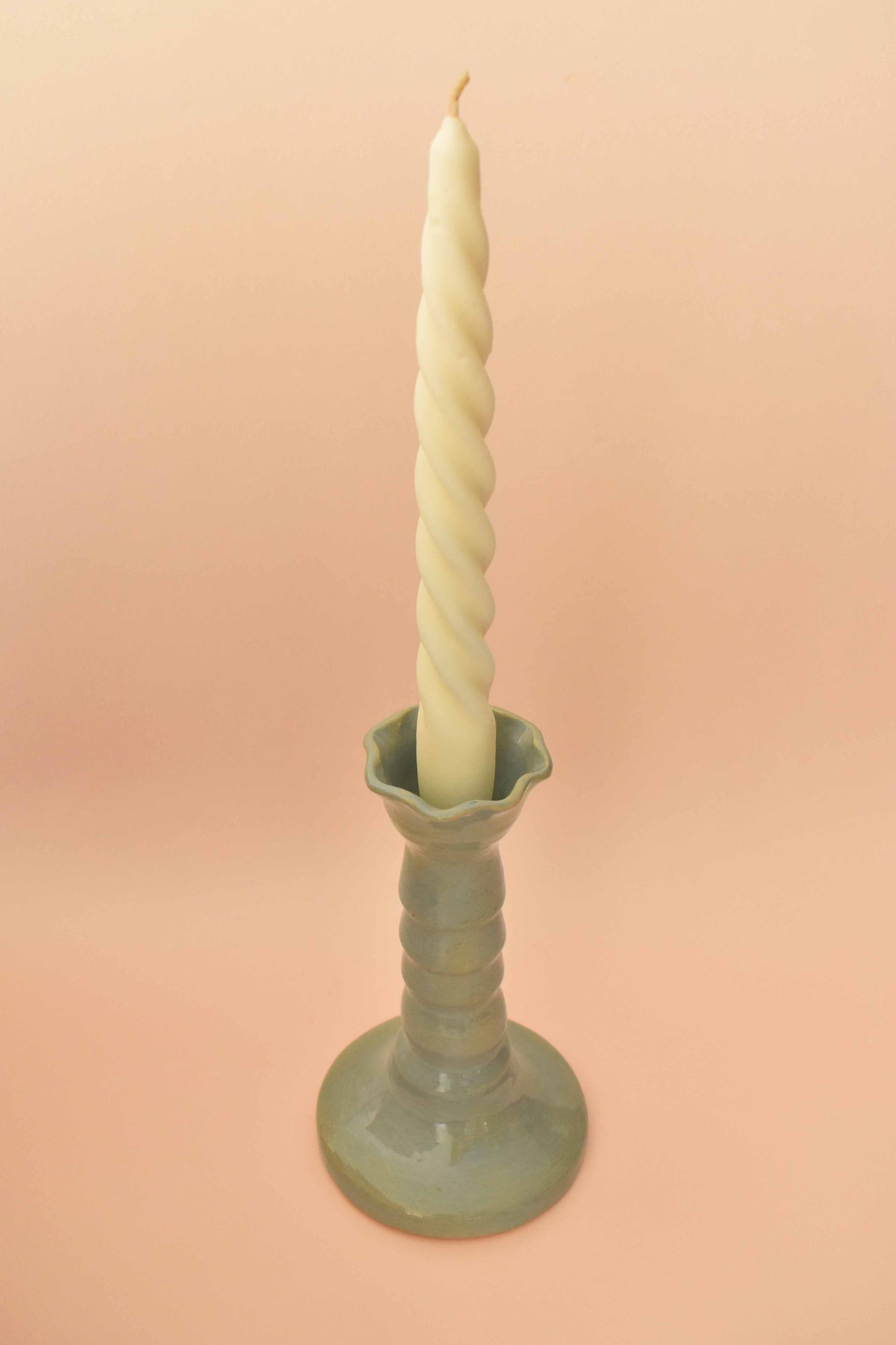 Candelabro Lirio Azul Sereno