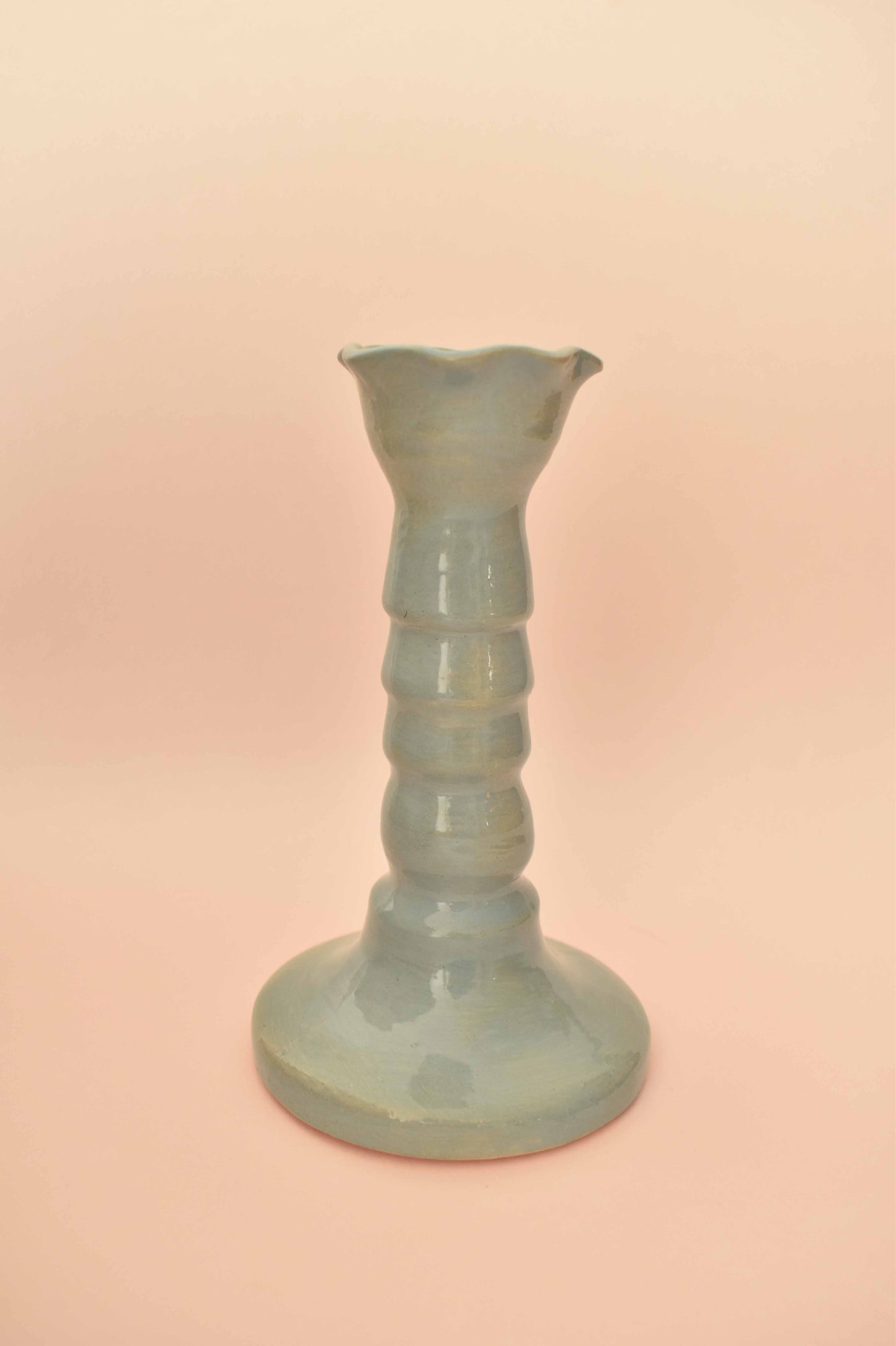 Candelabro Lirio Azul Sereno