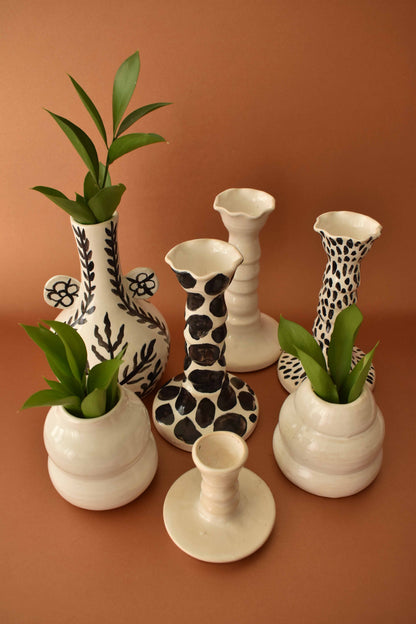 Candelabro Polka Negro
