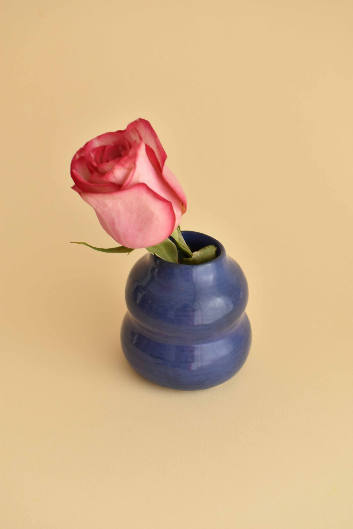 Florero Mini Abeja Azul Cobalto
