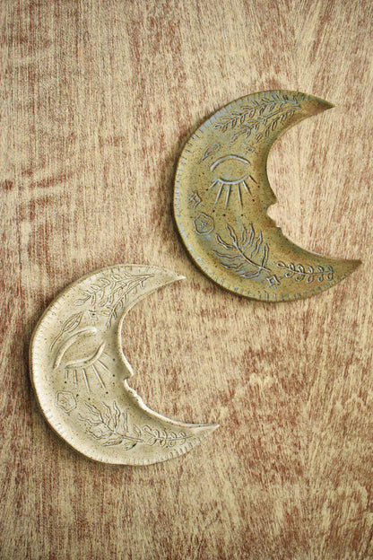 Plato Luna Selene Azul Sereno