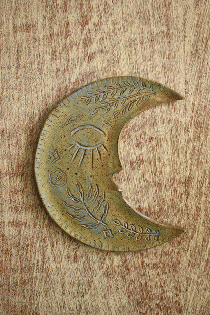 Plato Luna Selene Azul Sereno