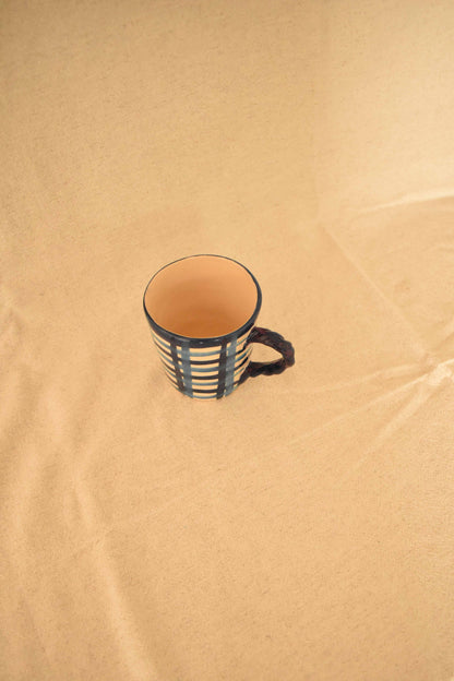 Braidmug Blue Plaid