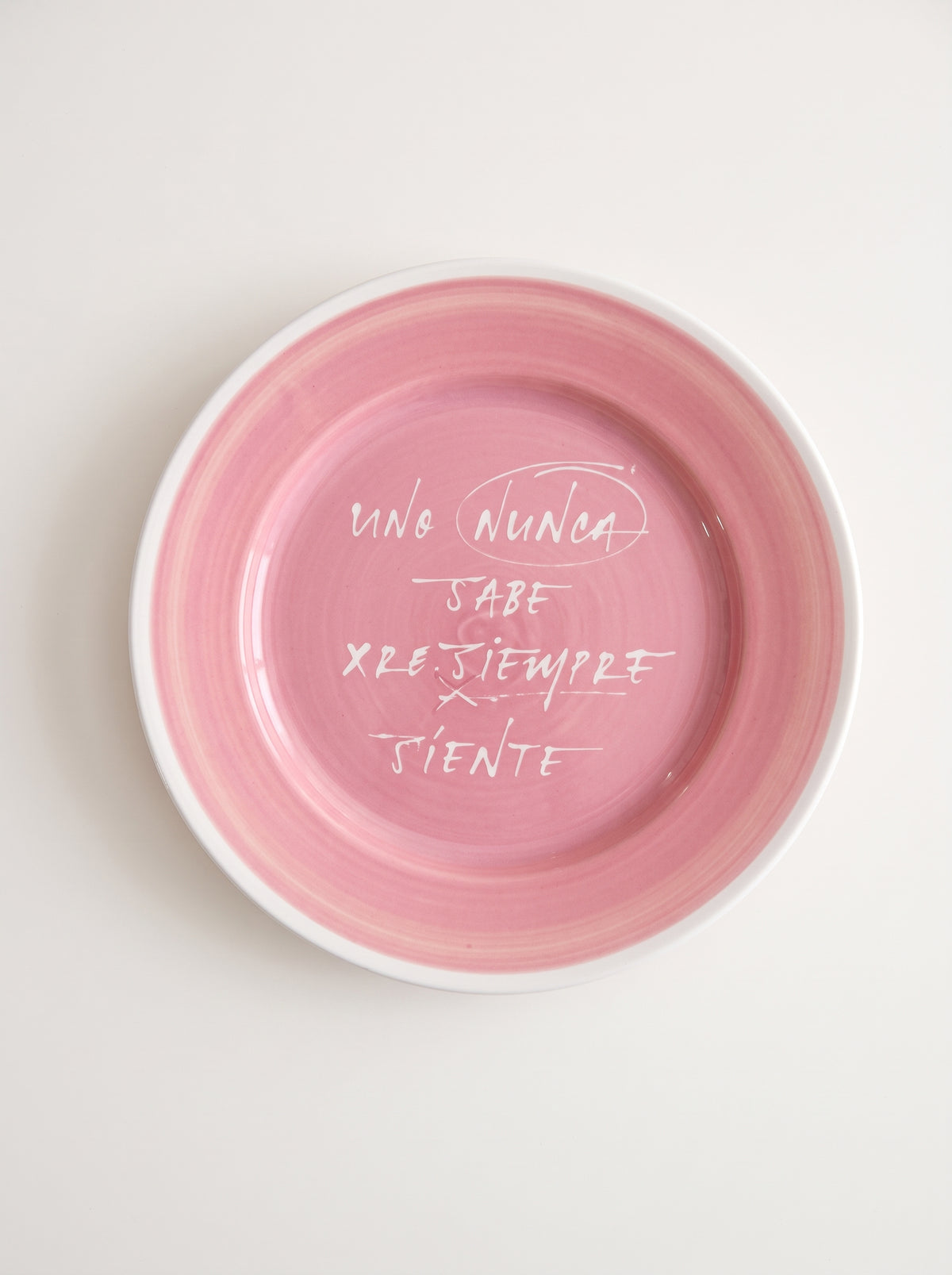 Plato "Uno Nunca Sabe Pero Siempre Siente" Collab CR