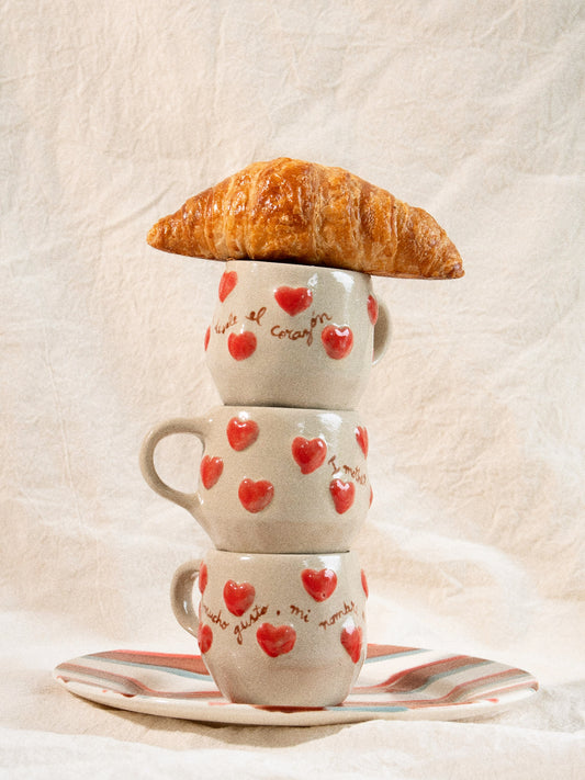 Mug Corazones "Maternar desde el corazón"