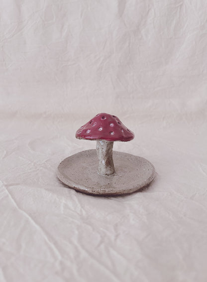 Amanita Shroom Incense Holder