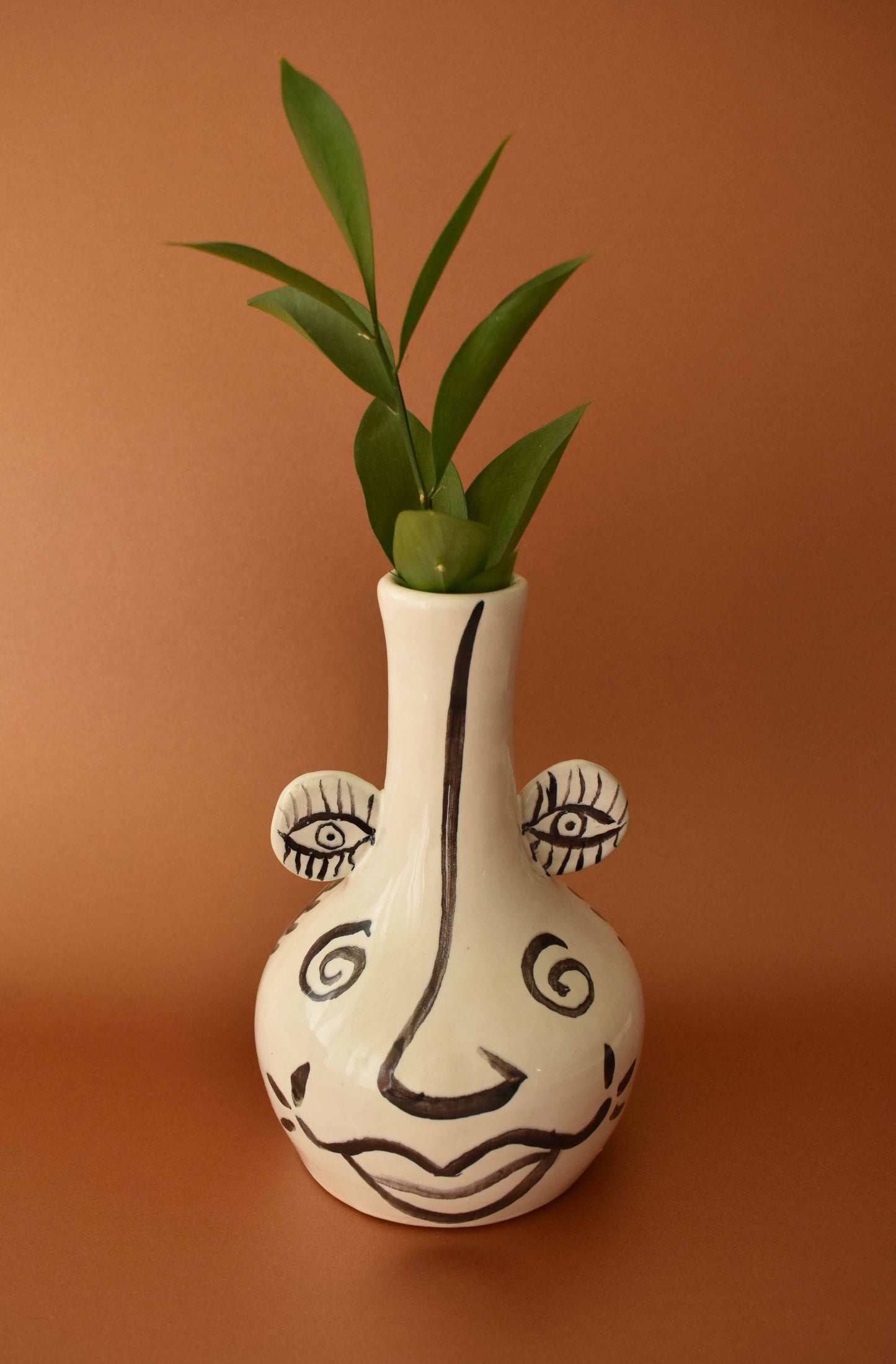 Florero Poporo Doble Cara B&N