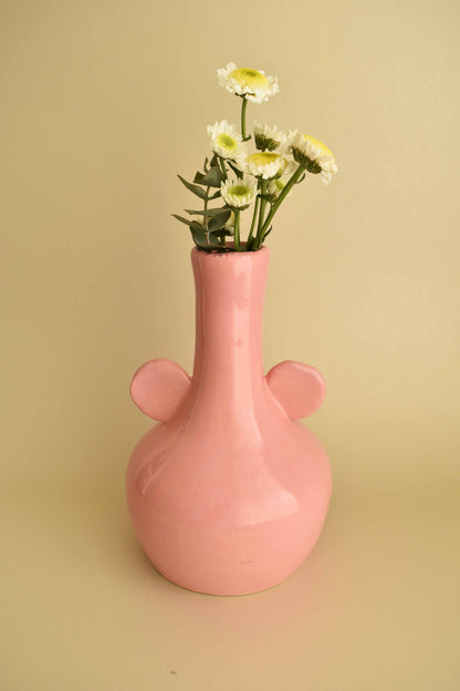 Florero Poporo Rosa