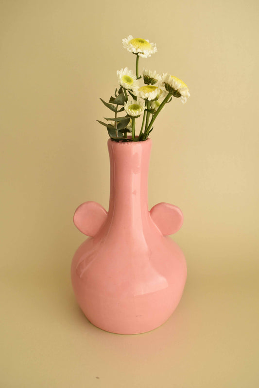 Florero Poporo Rosa
