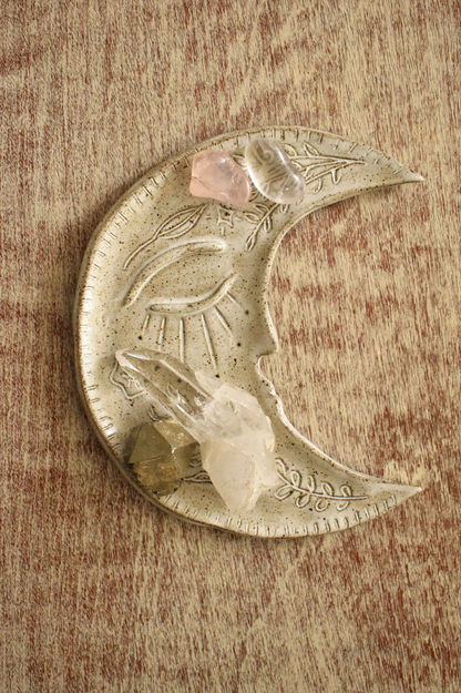 Plato Luna Selene Blanca