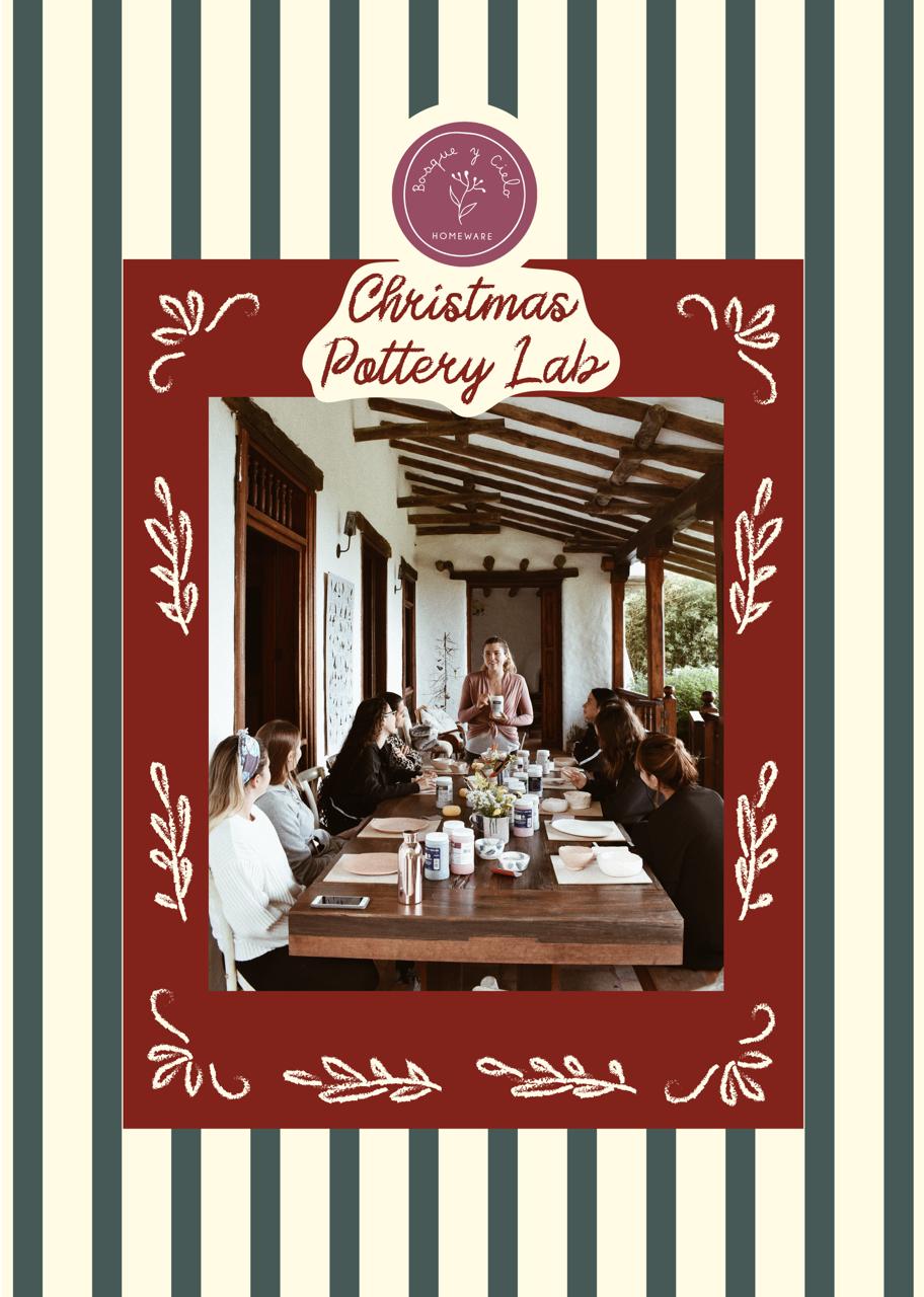 Christmas Pottery Lab (grupos 6-12 personas)